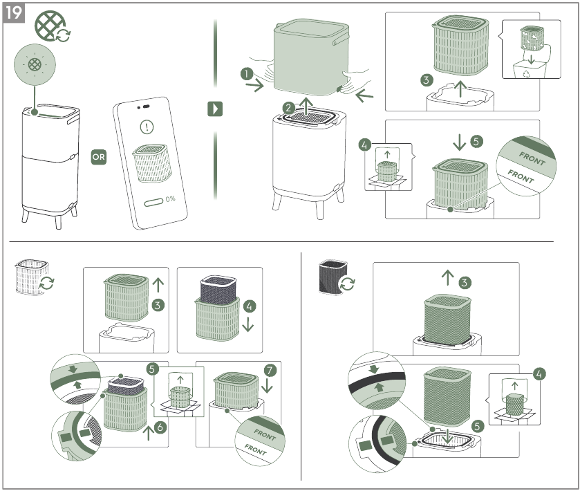 HEPA-FILTERS VERVANGEN