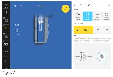 KNOPENGATEN - Optie &eacute;&eacute;n: Automatische knoopsgaten