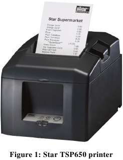 Star TSP650 Printer