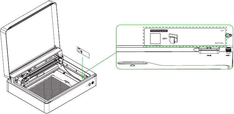 Gebruik - Installeer de hot foil pen - Stap 7