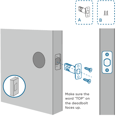 Installatie - Stap 3 - Deadbolt installeren