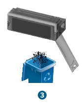 Stofbak legen