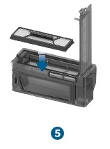 Filter terugplaatsen