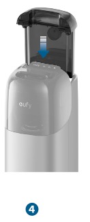 Vuilwatertank terugplaatsen