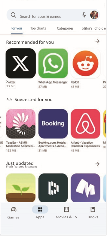 Toegang tot Google Play