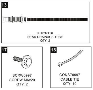 EGR RollTrac FITTING KIT IN DOOS