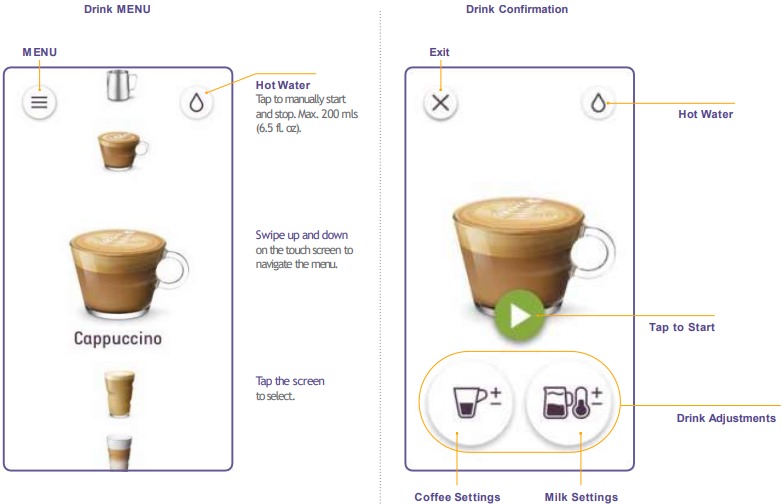 DrankenMENU & Selectie