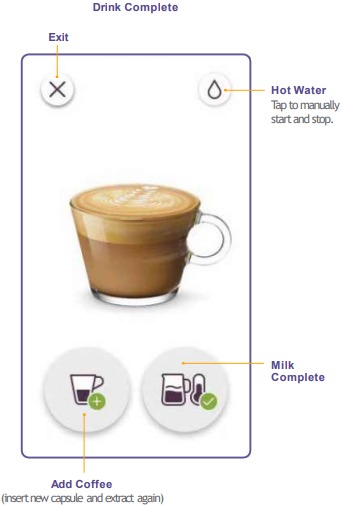 Een koffie met melk maken