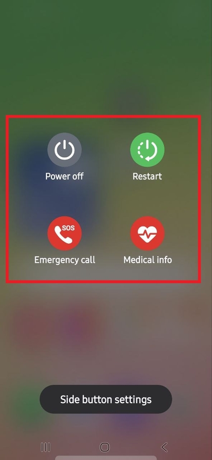 Menu Power off (Uitschakelen)