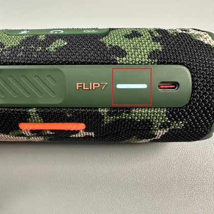 JBL Flip 7 batterij-indicatielampje