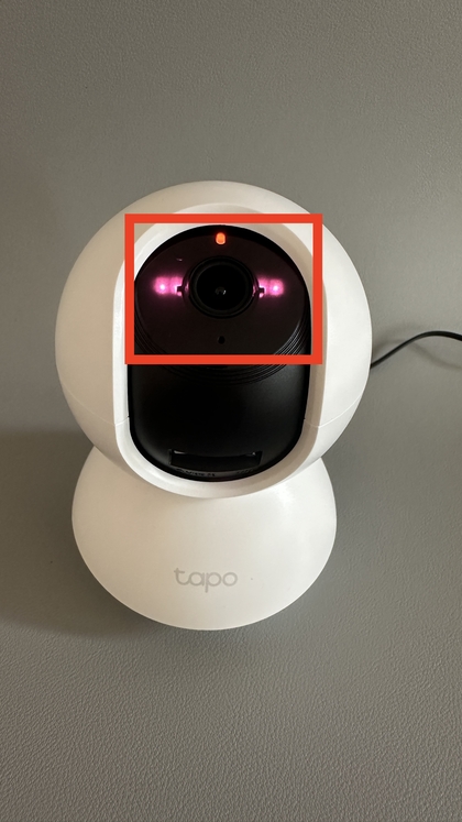 TP-Link Tapo C200 resetlampjes