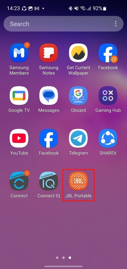 JBL Portable-app