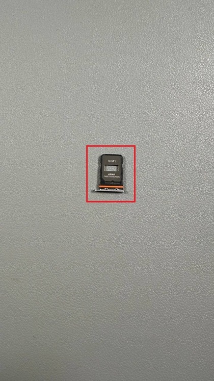 Open simkaartsleuf van Xiaomi 15T Pro