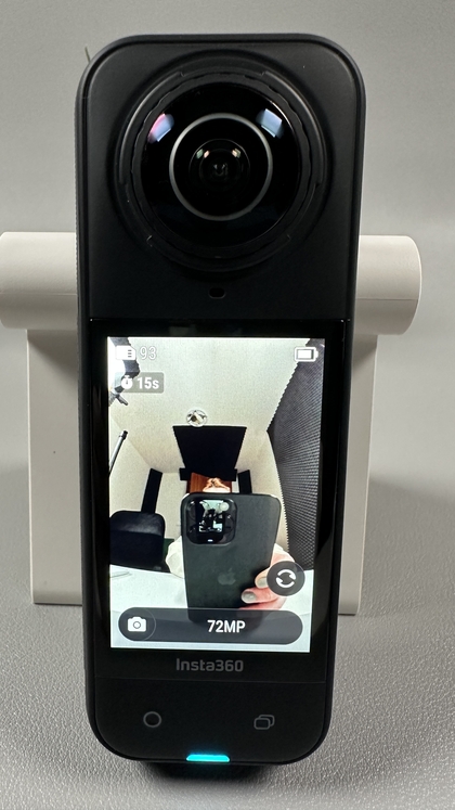 INSTA360 X5 Flow State-stabilisatie actief