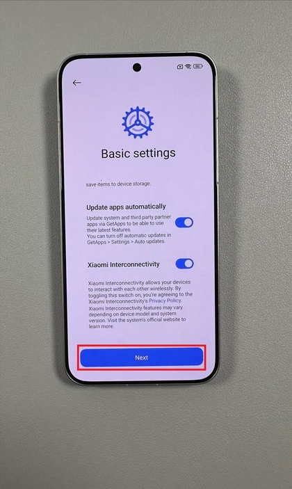 Basis instellingen configuratie op Xiaomi 15T Pro