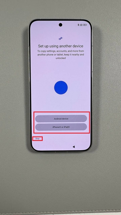 Data overdracht instellen op Xiaomi 15T Pro