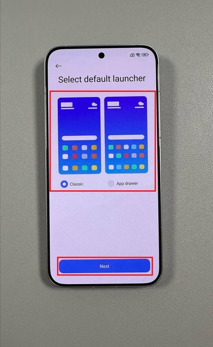 Startscherm instellen op Xiaomi 15T Pro