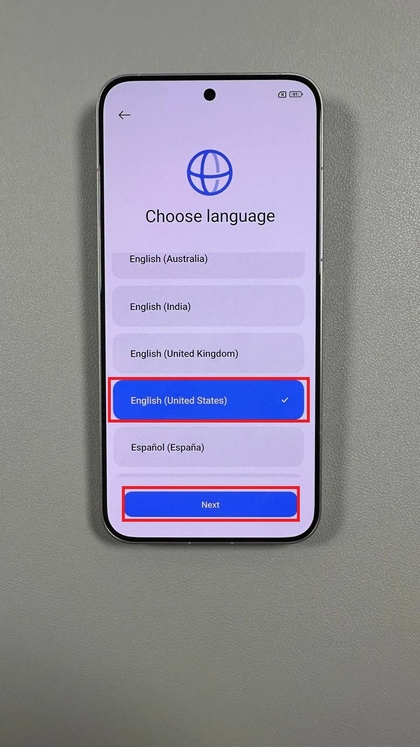 Taalselectie op Xiaomi 15T Pro