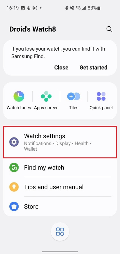 Gedeelte Watch Faces