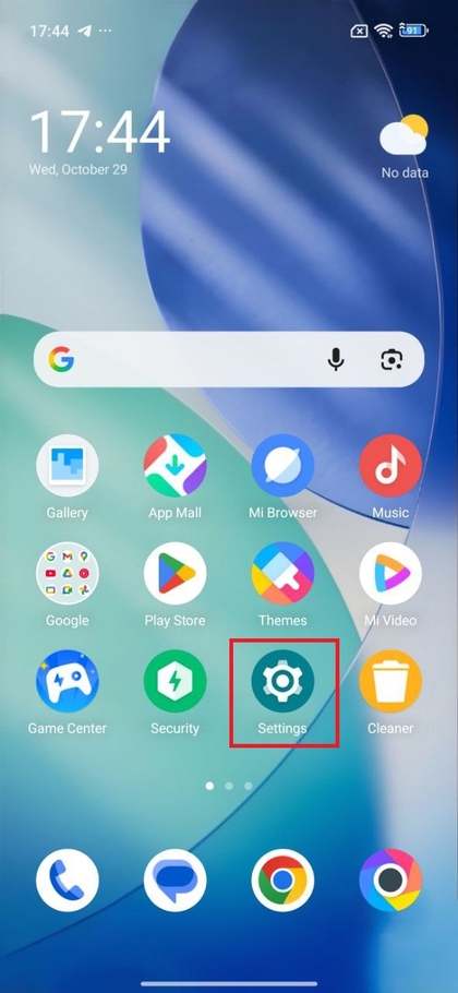 POCO F7 Instellingen app-icoon