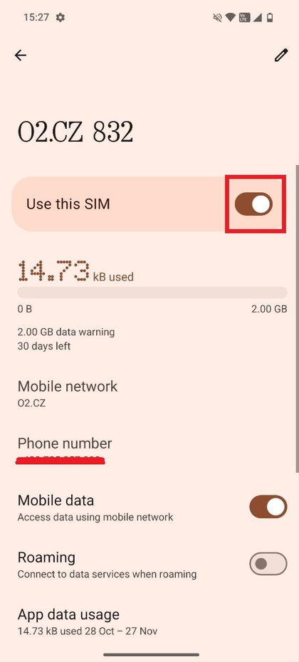 SIM-kaartactivering controleren op CMF Phone 2 Pro