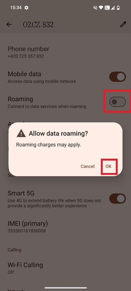 Dataroaming inschakelen op CMF Phone 2 Pro