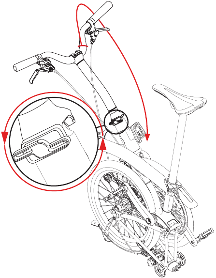 De fiets opvouwen - Stap 6