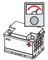 Controleer de spanning van de batterijen