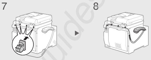 De handset aansluiten - Stap 4