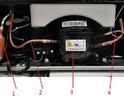 Compressorbehuizing - Leidingsysteem in compressorbehuizing