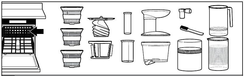 De Juicer reinigen - Stap 4