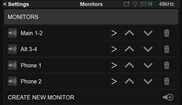 MONITORING-instellingen - MONITOREN