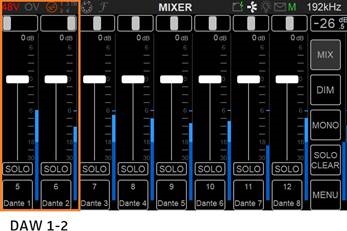 MUSIC MISSION DANTE-INSTELLING - Stap 3