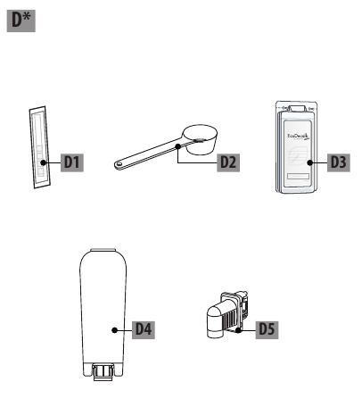 Beschrijving van de accessoires