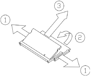 Geheugenmodules verwijderen - Stap 2