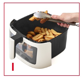 De Airfryer gebruiken - Stap 6