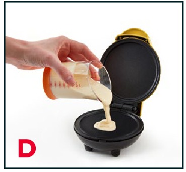 Uw Mini Maker-bakplaat gebruiken - Stap 4