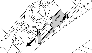 Voorverwarming carburateur - onder +10 &deg;C - Stap 1
