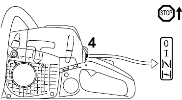Starten/stoppen - Wanneer de motor begint te starten