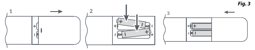 DE BATTERIJEN PLAATSEN