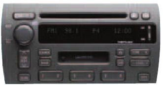 AM/FM-stereo met cassette- en cd-speler