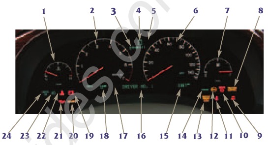ANALOGE INSTRUMENTENPANEEL DHS/DTS