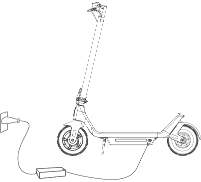 Uw scooter opladen