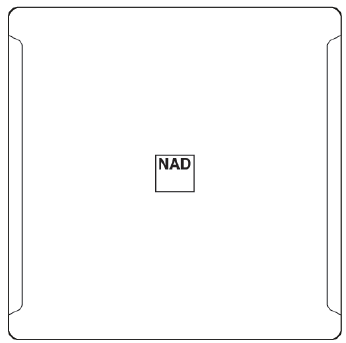 BOVENAANZICHT - STATUSINDICATOR (NAD LOGO)
