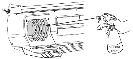 SILICONENSMERING OP DE SPIRALEN - Stap 3