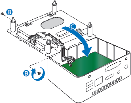 Een 2,5-inch SSD of harde schijf installeren - stap 2