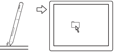 De pen op de tablet gebruiken - Stap 2