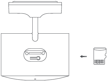 Installatie - Een MicroSD-kaart plaatsen