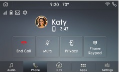 Telefoonmenu