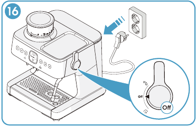 Een espresso maken - Stap 14